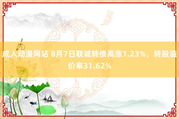 成人动漫网站 8月7日联诚转债高涨1.23%，转股溢价率31.62%